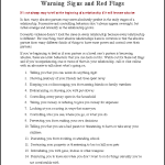 Warning Signs and Red Flags